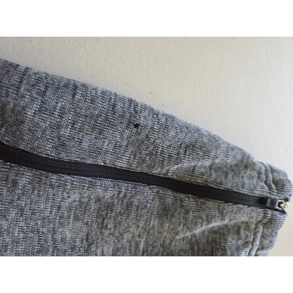 Nike Joggers Womens Extra Small Heather Gray Therma Training Pants Zipper Legs